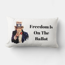 Vrijheid staat op de stembus 2026 kussen