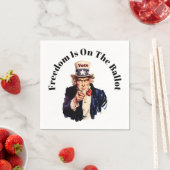 Vrijheid staat op de stembus 2026 servet (Insitu)