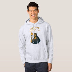 Vrijheid Staat Rechtop – Een Toorts voor Iedereen Hoodie