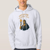 Vrijheid Staat Rechtop – Een Toorts voor Iedereen Hoodie (Voorkant)