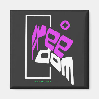 vrijheid-staat van vrijheid magneet