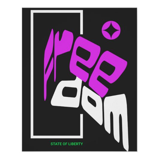 Vrijheid - Staat van vrijheid Perfect Poster (Voorkant)