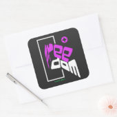 Vrijheid - Staat van vrijheid Vierkante Sticker (Envelop)