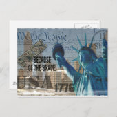 VRIJHEID - STATUTIE VAN VRIJHEID - WIJ DE MENSEN BRIEFKAART (Voorkant / Achterkant)