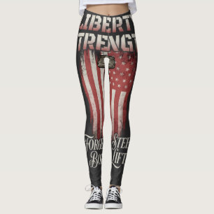 Vrijheid Sterkte Gesmeed Staal   American Iron Ath Leggings