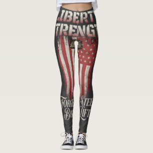 Vrijheid Sterkte Gesmeed Staal   Amerikaans IJzer  Leggings