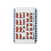 Vrijheid - sterren en strepen badmat (Voorkant Verticaal)