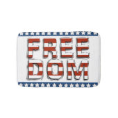 Vrijheid - sterren en strepen badmat (Voorkant)