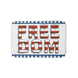 Vrijheid - sterren en strepen badmat