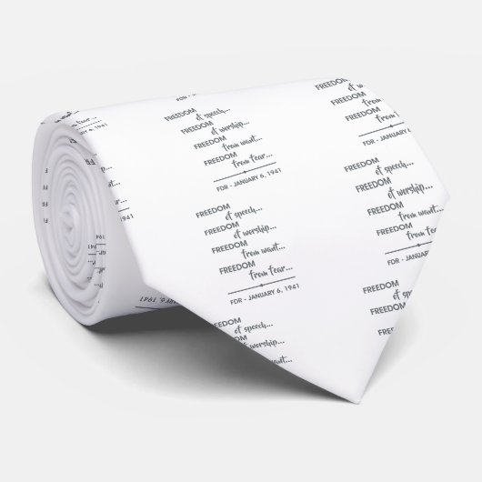 VRIJHEID... STROPDAS (Opgerold)