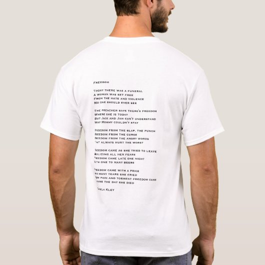 Vrijheid T-shirt (Achterkant)