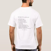 Vrijheid T-shirt (Achterkant)