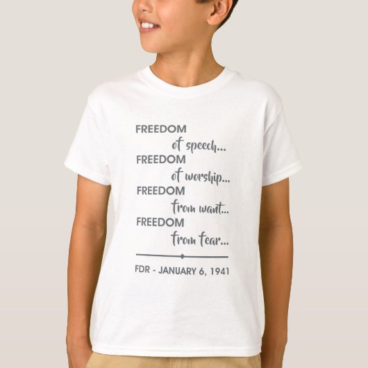 VRIJHEID... T-SHIRT (Voorkant)
