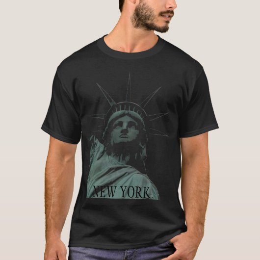 Vrijheid T-shirt New York Shirt Souvenirs (Voorkant)