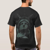 Vrijheid T-shirt New York Shirt Souvenirs (Achterkant)