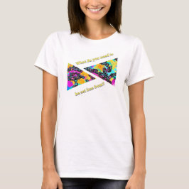 Vrijheid T-shirt - vrouwen wit