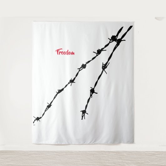 Vrijheid Tapijt Wandkleed (Voorkant)