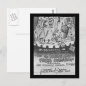 Vrijheid tegen malaria weerzinwekkende muggen briefkaart (Voorkant / Achterkant)