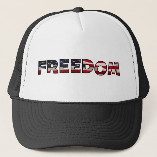 vrijheid trucker pet (Voorkant)
