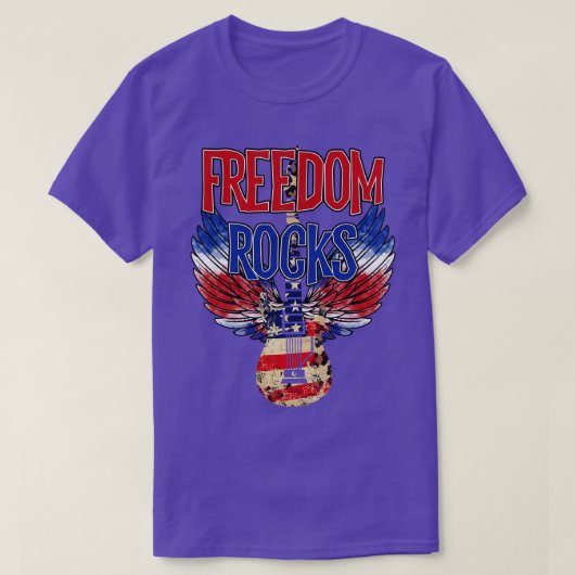 vrijheid tsjechië amerika 4 juli t-shirt (Design voorkant)