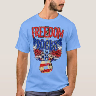 vrijheid tsjechië amerika 4 juli t-shirt