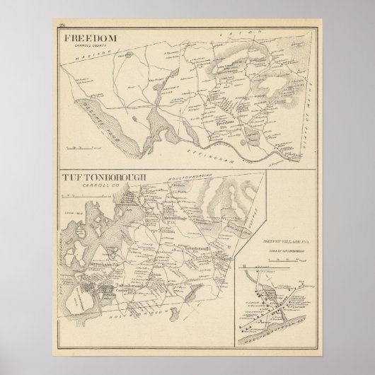 Vrijheid, Tuftonborough Poster (Voorkant)