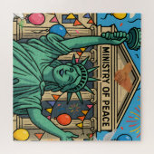 Vrijheid tussen vrede en oorlog legpuzzel (Horizontaal)