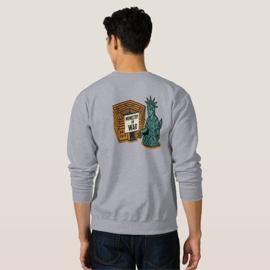 Vrijheid tussen vrede en oorlog trui (Achterkant volledig)