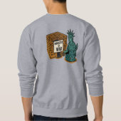 Vrijheid tussen vrede en oorlog trui (Achterkant)