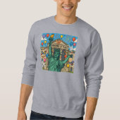 Vrijheid tussen vrede en oorlog trui (Voorkant)