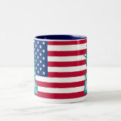 Vrijheid Tweekleurige Koffiemok (Center)