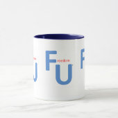 Vrijheid U 3 zijkanten - FU Coffee-Mok Mok (Midden)