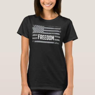 Vrijheid US Vlag Amerika Veteraan Opa Man Me T-shirt