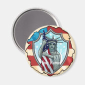 Vrijheid USA Magneet (Voorkant / Achterkant)