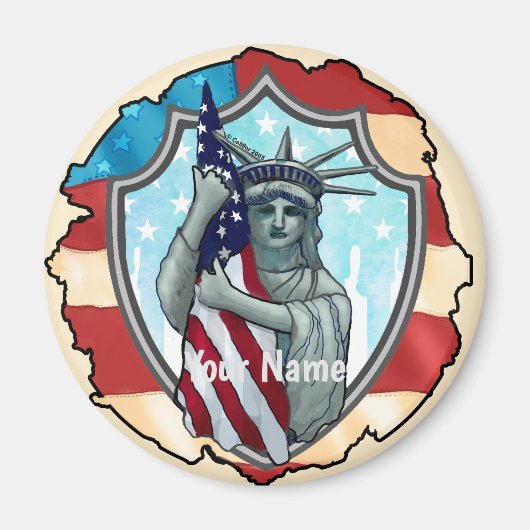 Vrijheid USA Magneet (Voorkant)