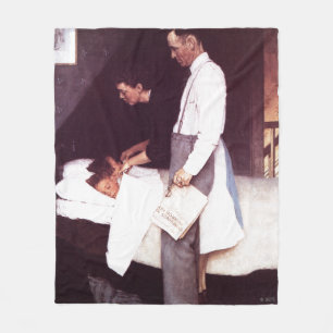 vrijheid van angst fleece deken