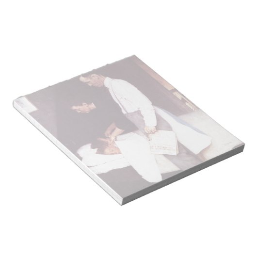 vrijheid van angst notitieblok (Schuin)