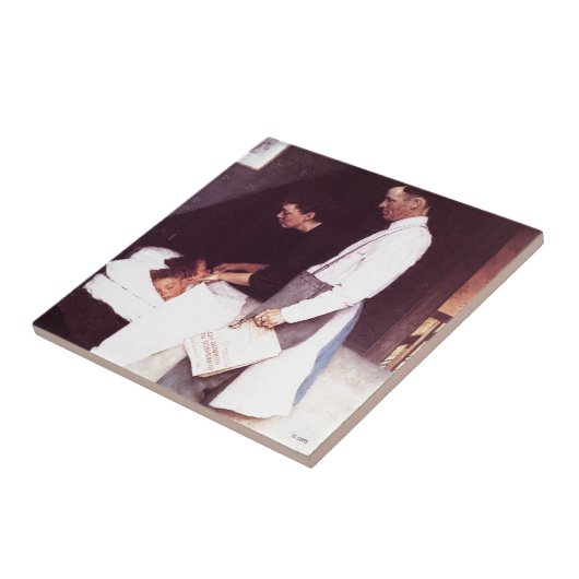 vrijheid van angst tegeltje (Zijkant)