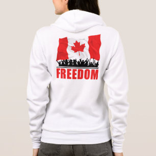 VRIJHEID VAN CANADA: Canadees volkskonvooi 2022   Hoodie