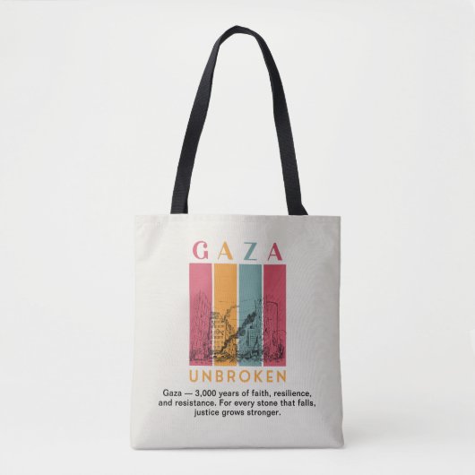 Vrijheid van de Palestijnse Canvas tas - 3000 jaar (Voorkant)