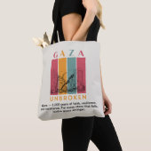 Vrijheid van de Palestijnse Canvas tas - 3000 jaar (Dichtbij)