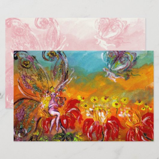 VRIJHEID VAN DE RODE STROMEN Fantasy Briefpapier (Voorkant / Achterkant)