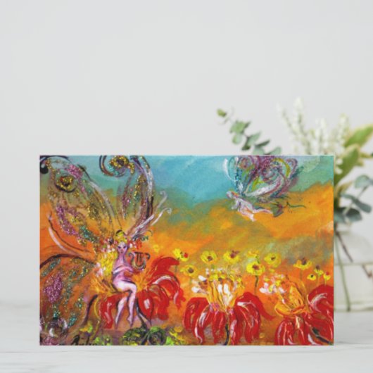 VRIJHEID VAN DE RODE STROMEN Fantasy Briefpapier (Staand voorkant)