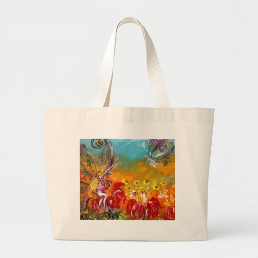 VRIJHEID VAN DE RODE STROMEN GROTE TOTE BAG (Voorkant)