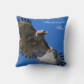 Vrijheid van de Rode - Tailed Hawk Kussen (Achterkant)