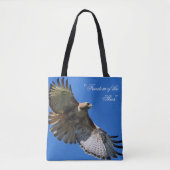 Vrijheid van de Rode - Tailed Hawk Tote Bag (Voorkant)