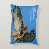 Vrijheid van de Skies Red'Tailed Hawk Accent Kussen (Achterkant (Verticaal))