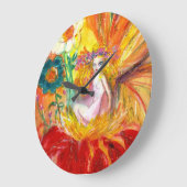 VRIJHEID VAN DE VLOEREN Rood gele Fantassie Grote Klok (Hoek)