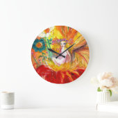 VRIJHEID VAN DE VLOEREN Rood gele Fantassie Grote Klok (Huis)