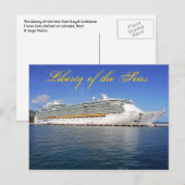 Vrijheid van de Zeeen - Royal Caribbean Cruise Lin Briefkaart (Voorkant / Achterkant)